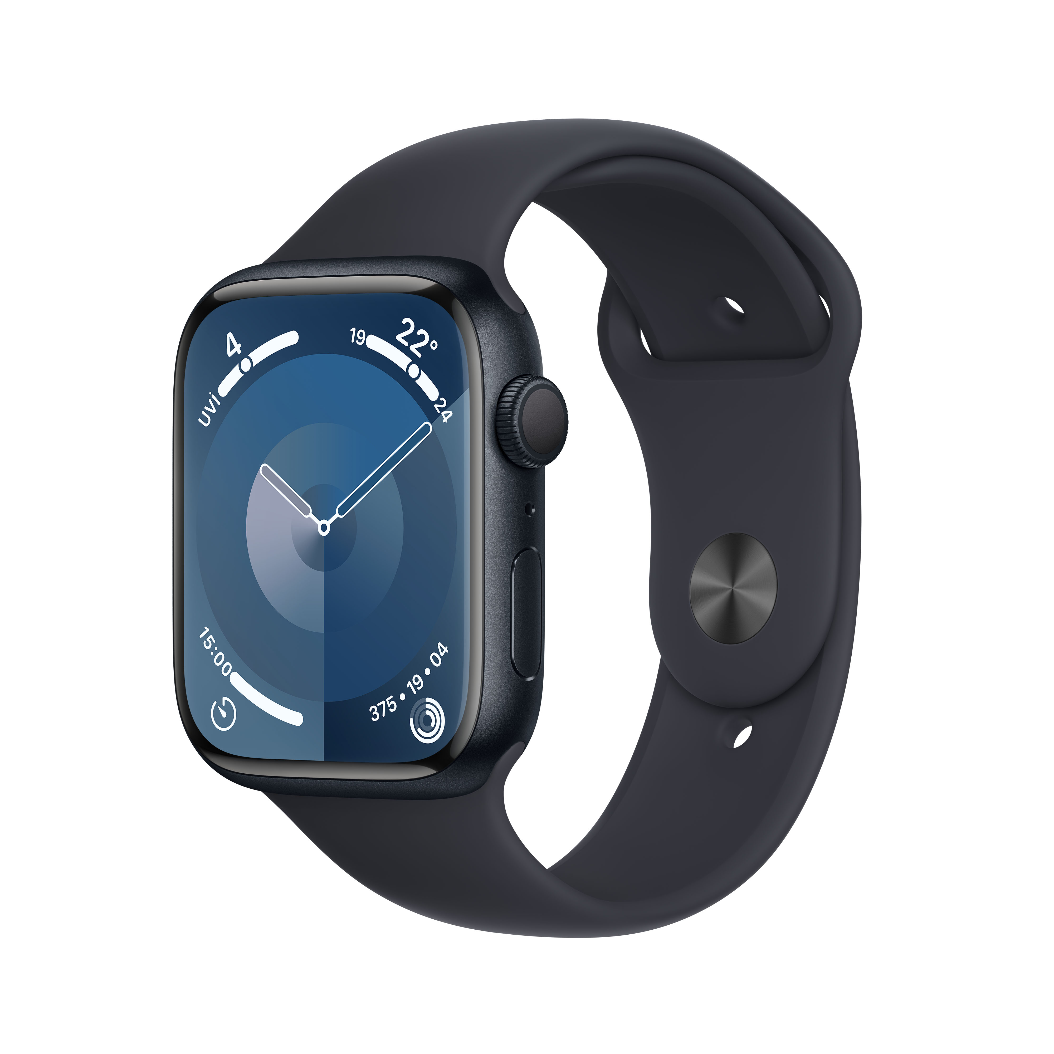 Apple Watch Seri 9 45mm (GPS) Alüminyum Kasa Gece Yarısı MR993TU/A - Yenilio Yenisi