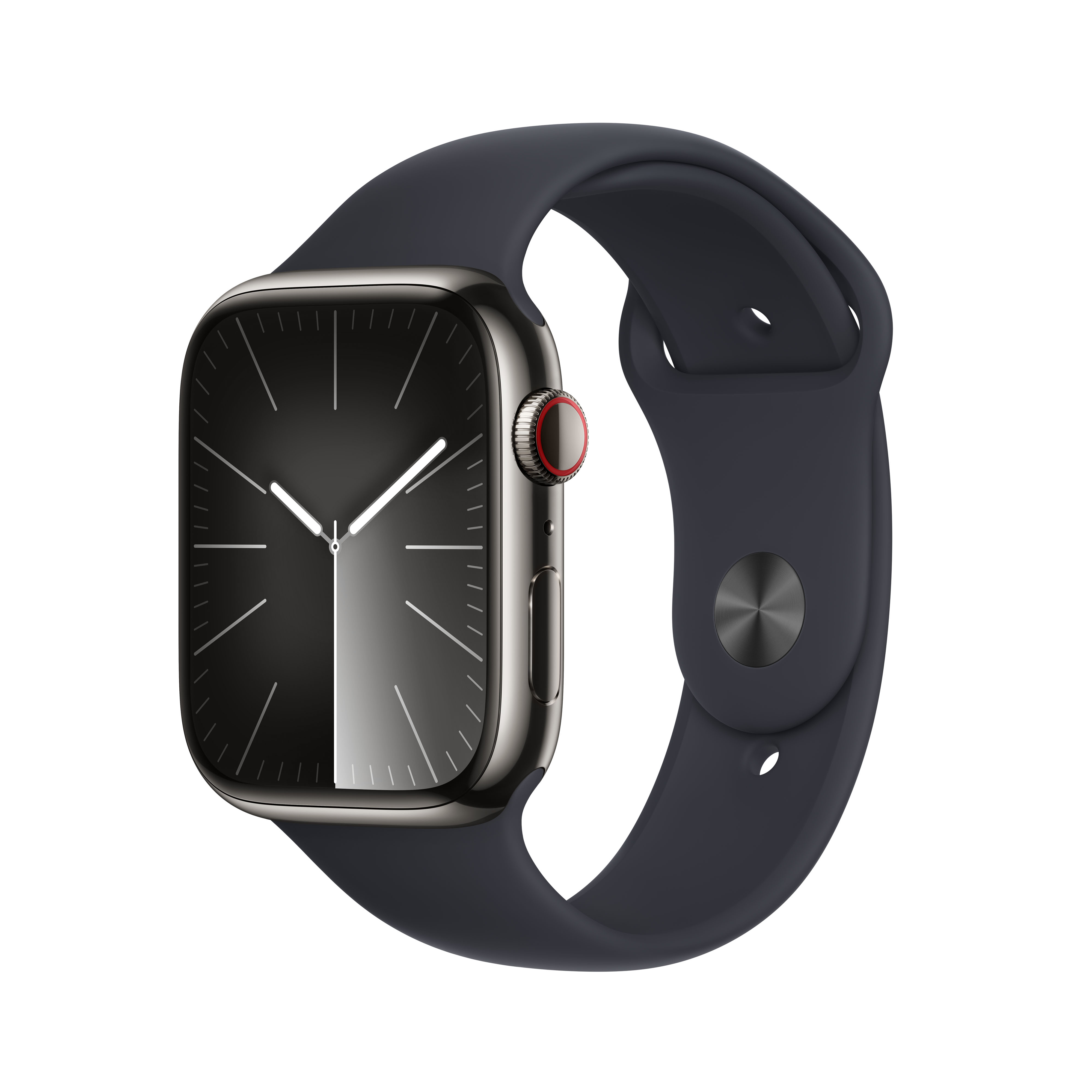 Apple Watch Seri 9 45mm (GPS + Cellular) Paslanmaz Çelik Kasa Grafit MRMV3TU/A - Yenilio Yenisi