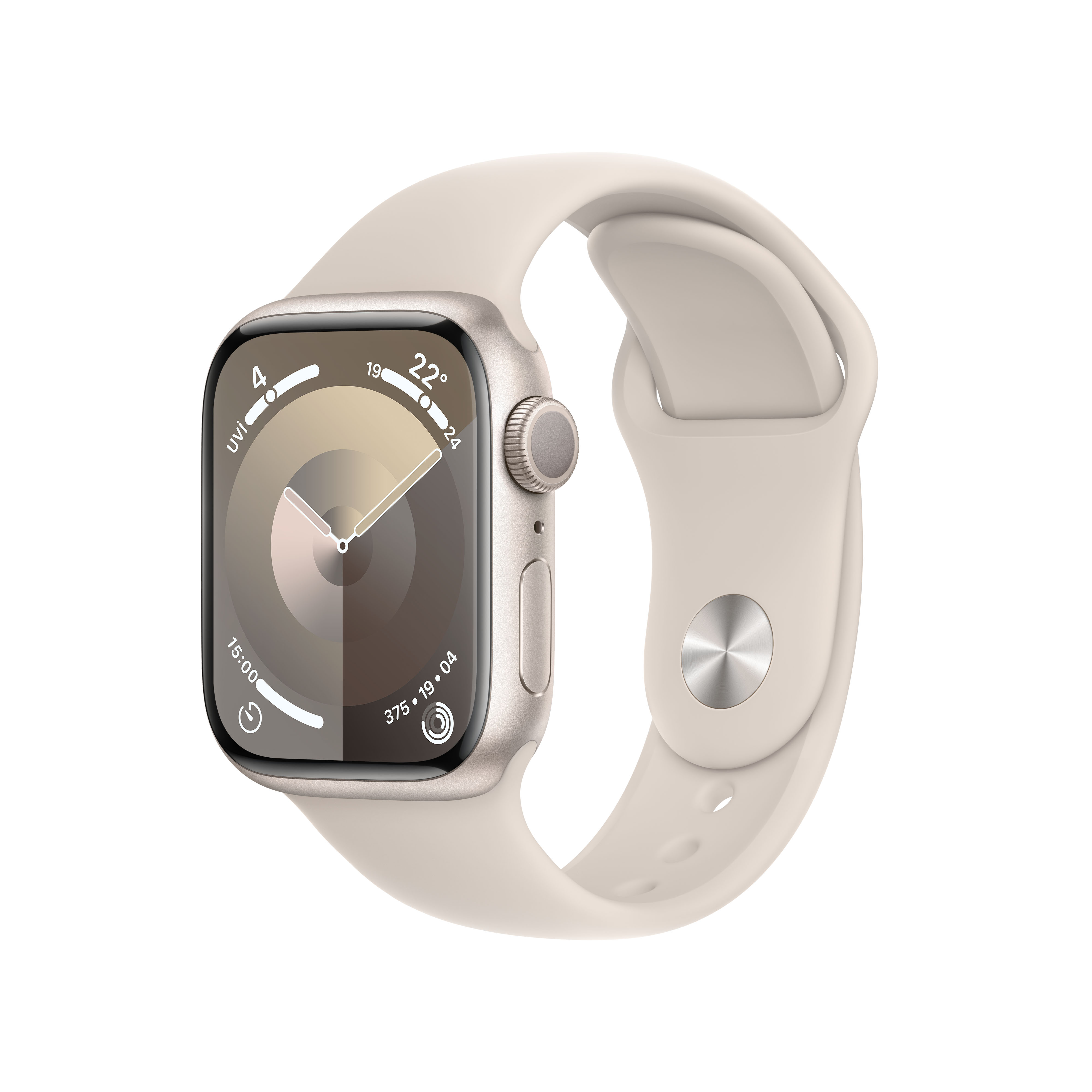 Apple Watch Seri 9 41mm (GPS) Alüminyum Kasa Yıldız Işığı MR8T3TU/A - Yenilio Yenisi